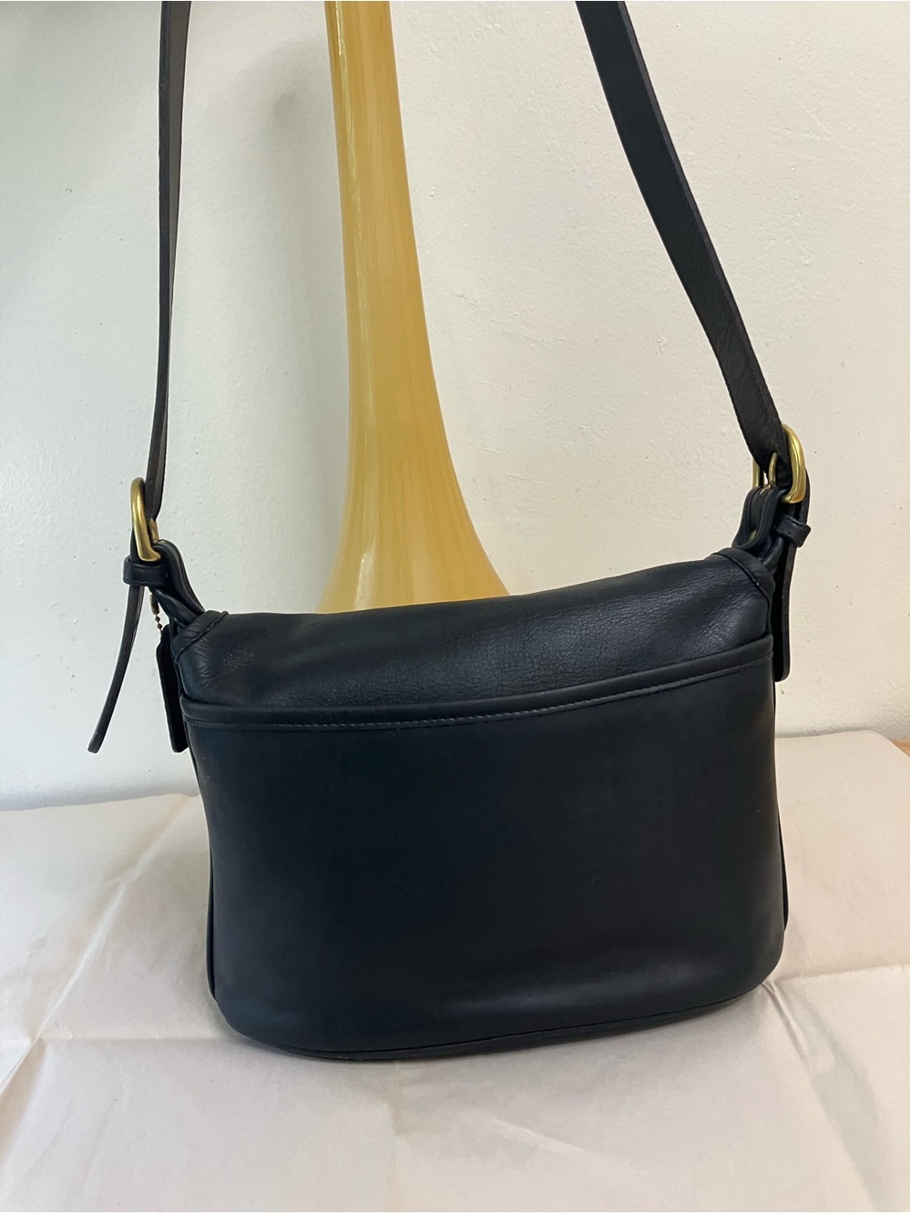 Vintage Leather Coach Fletcher 4150 Shoulder Bag. - Gem